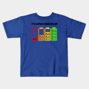 It’s a spoon charging day. Kids T-Shirt